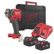 MILWAUKEE M18 FIW2F12-502X FUEL 18V 2 X 5.0AH LI-ION REDLITHIUM BRUSHLESS CORDLESS IMPACT