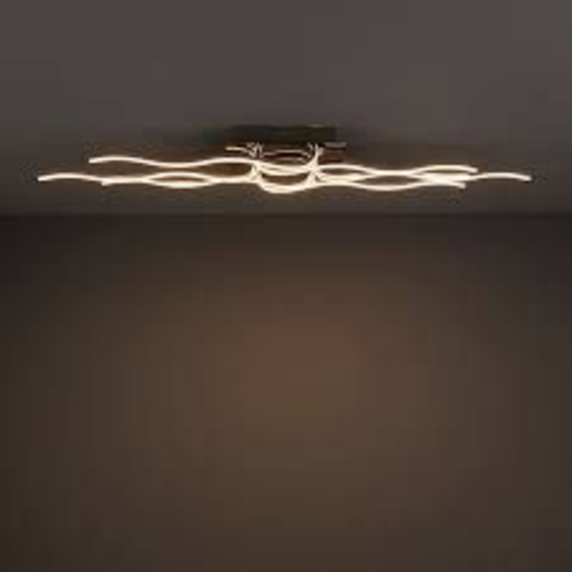 Colours Vaccus Brushed Chrome effect 6 Lamp Ceiling light. -R14.10.