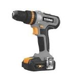 Titan 18V 2 x 2.0Ah Li-Ion TXP Cordless Drill Driver. - R14.15.