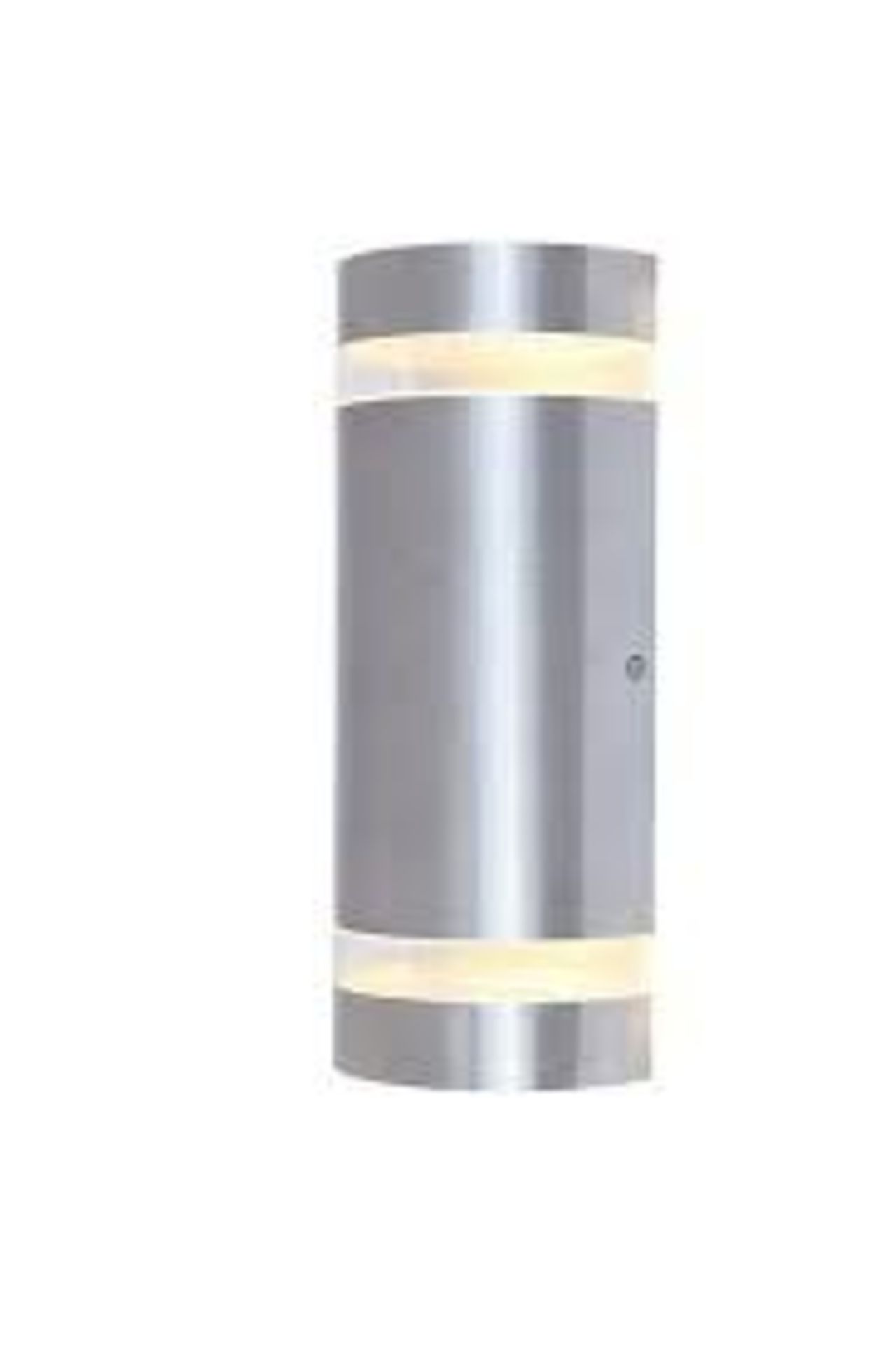 GoodHome Stanstead Stainless Steel Mains-Powered Integrated Up and Down Light. - R14.10.