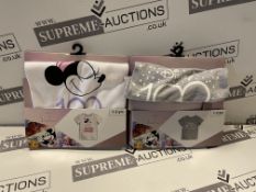 TRADE LOT 240 x New & Packaged Official Licenced Disney 100 T-Shirts. Various sizes and Colours. RRP