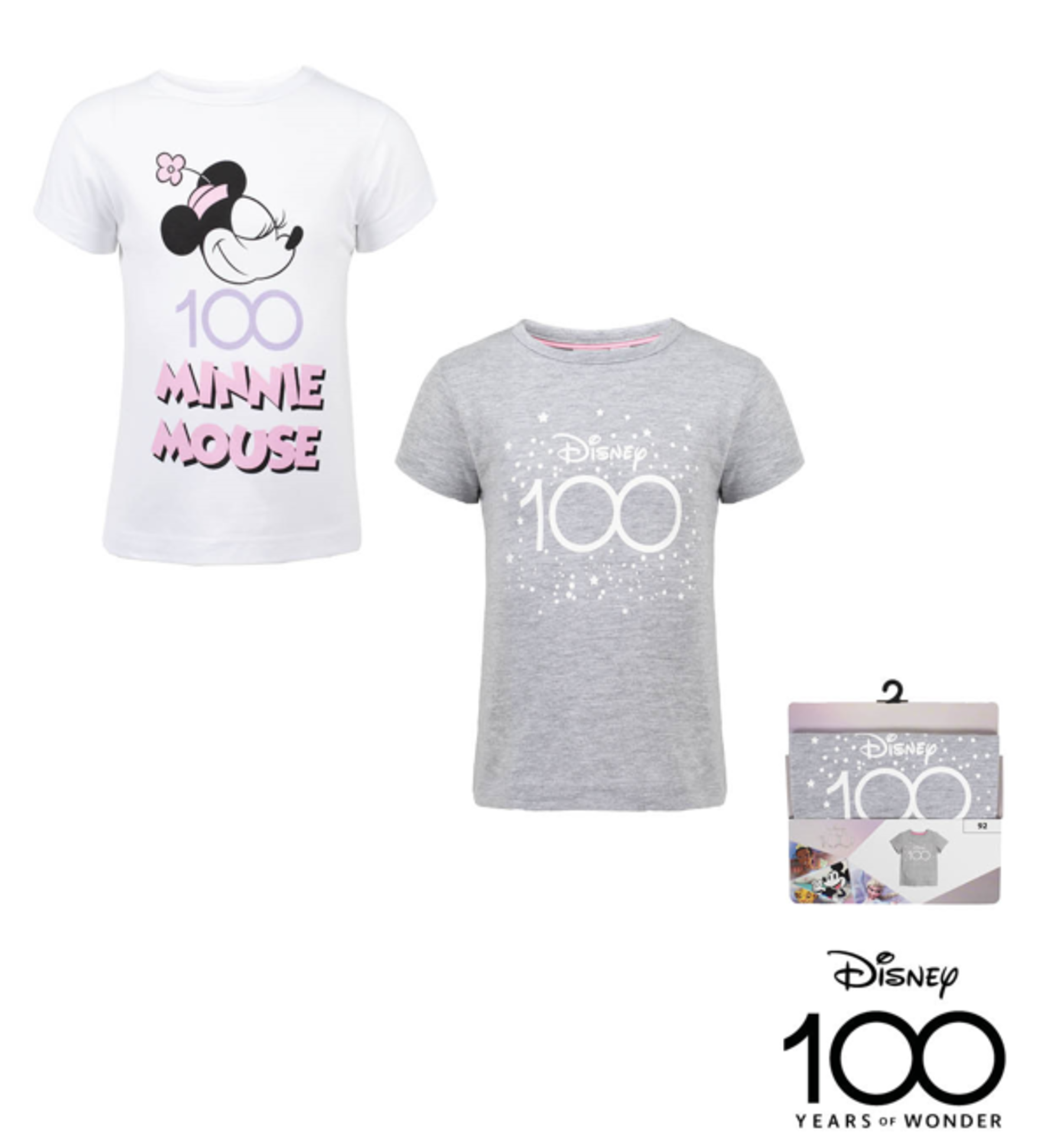 24 x New & Packaged Official Licenced Disney Minnie Mouse T-Shirts. Various sizes and Colours. - Image 2 of 2