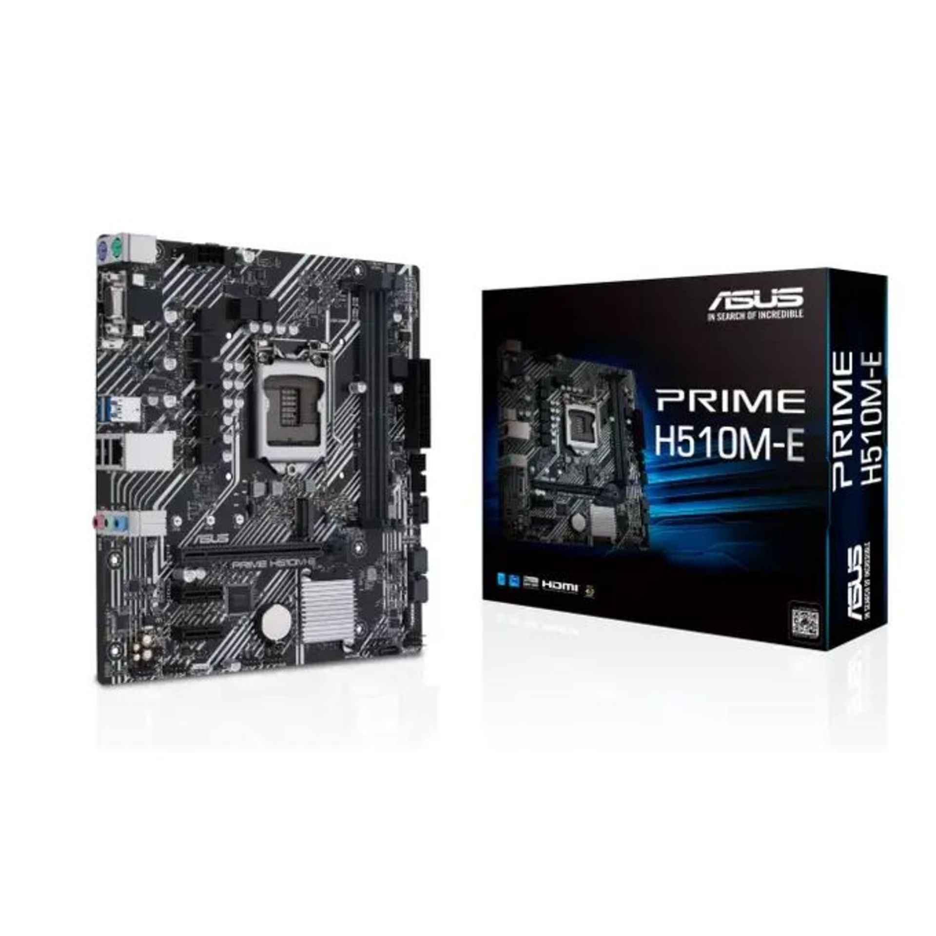 Asus Prime H510M-E Intel Micro ATX Motherboard - LGA 1200 - 90MB17E0-M0EAY0. - P1. ASUS Prime series