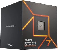 AMD Ryzen 7 7700 Desktop Processor (8-core/16-thread, up to 5.3 GHz max boost) with AMD Wraith