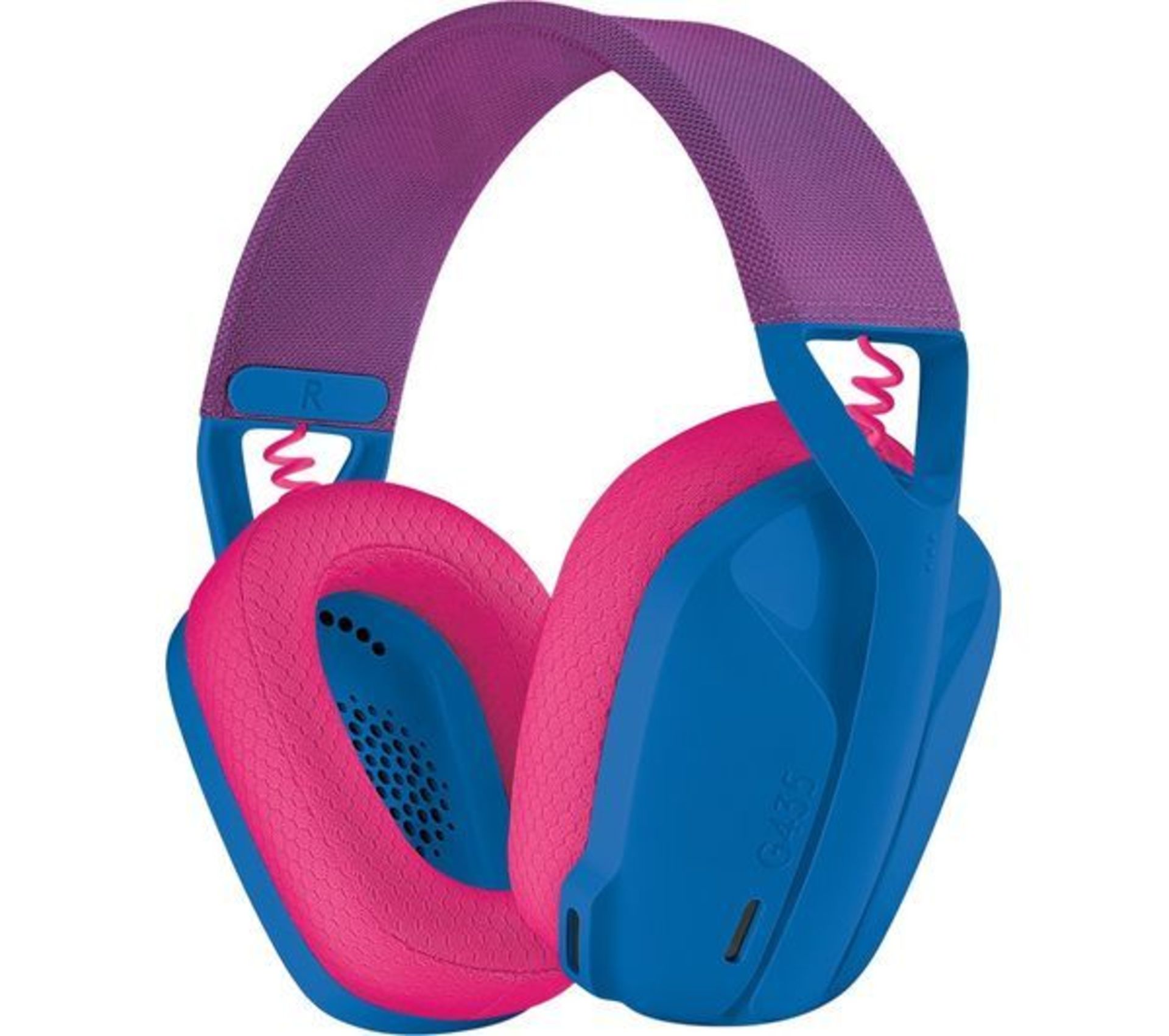 LOGITECH G435 Wireless Gaming Headset - Blue. - P6.