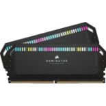 CORSAIR DOMINATOR PLATINUM RGB DDR5 RAM 64GB (2x32GB) 5600MHz CL40 Intel XMP iCUE Compatible