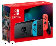 Nintendo Switch Neon Blue / Neon Red Joy-Con Controllers. - P1. RRP £359.99. Nintendo Switch is a