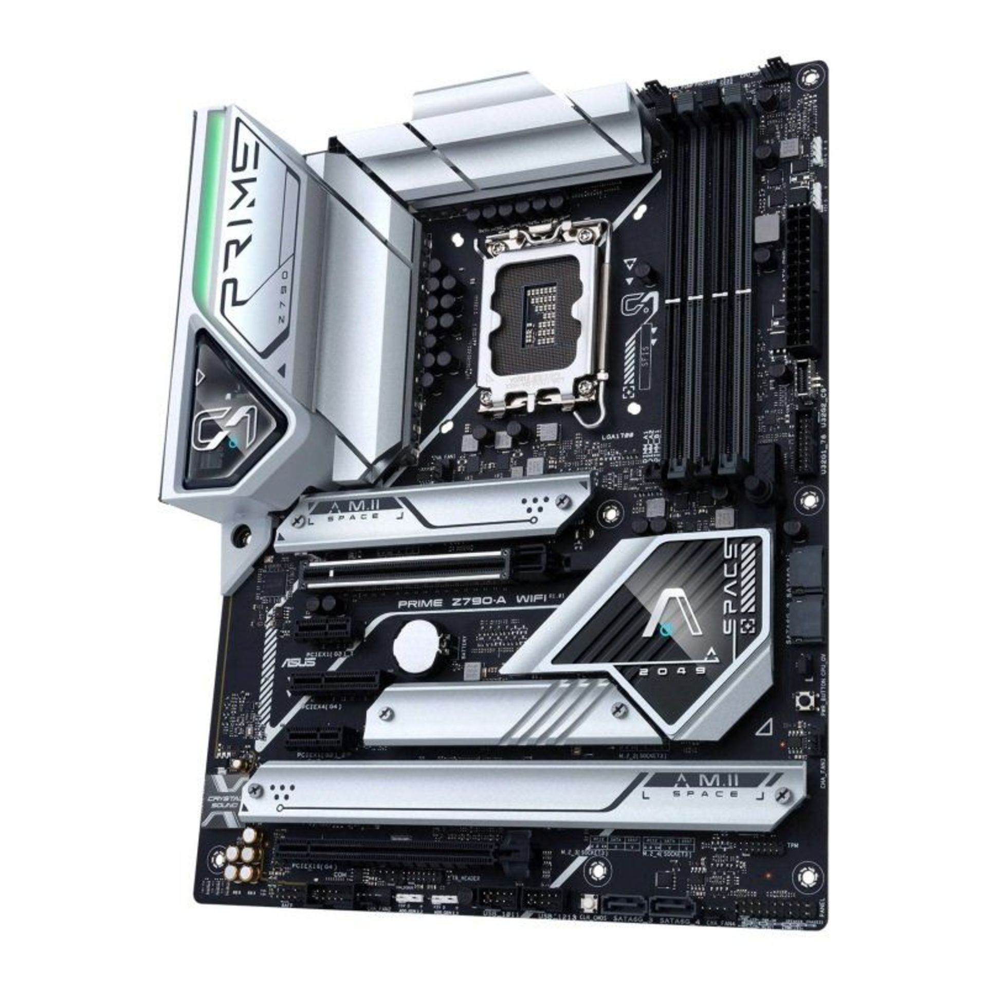 ASUS PRIME Z790-A WIFI ATX Motherboard. - P1. RRP £375.00. Realtek S1220A 7.1 Surround Sound High - Image 2 of 2