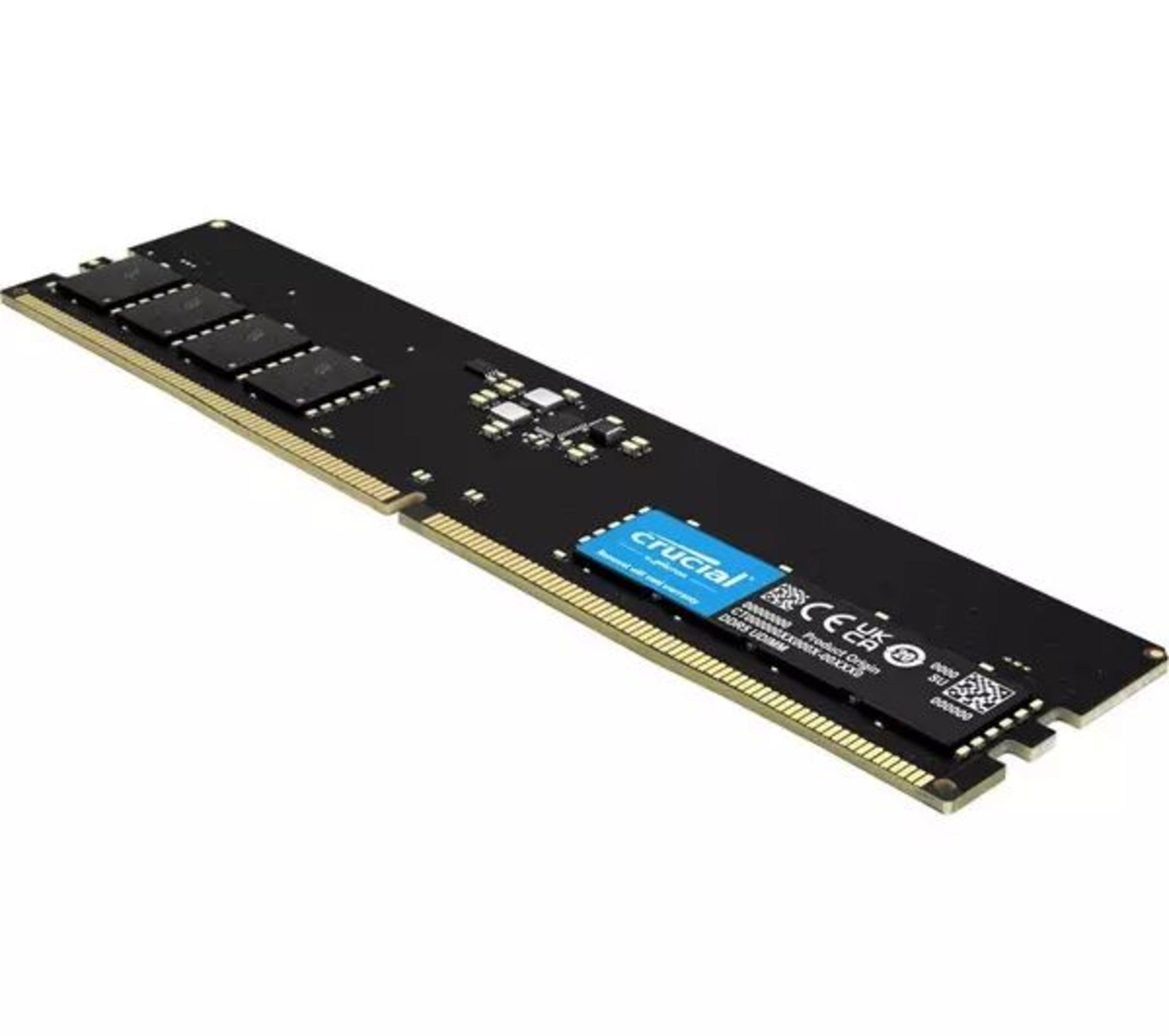 CRUCIAL DDR5 4800 MHz PC RAM - 32 GB. - P6. - Give your PC a boost with 32 GB of DDR5 RAM – with