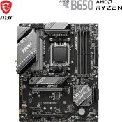 MSI B650 GAMING PLUS WIFI Motherboard, ATX - P2. Supports AMD Ryzen 7000 Series Processors, AM5 -