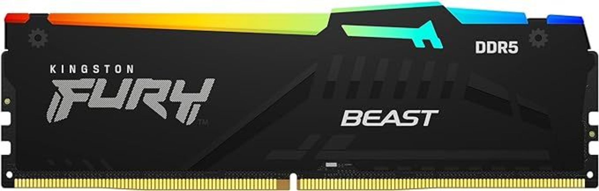 Kingston FURY Beast DDR5 RGB EXPO 16GB (2x8GB) 6000MT/s DDR5 CL36 DIMM Desktop Gaming Memory Kit