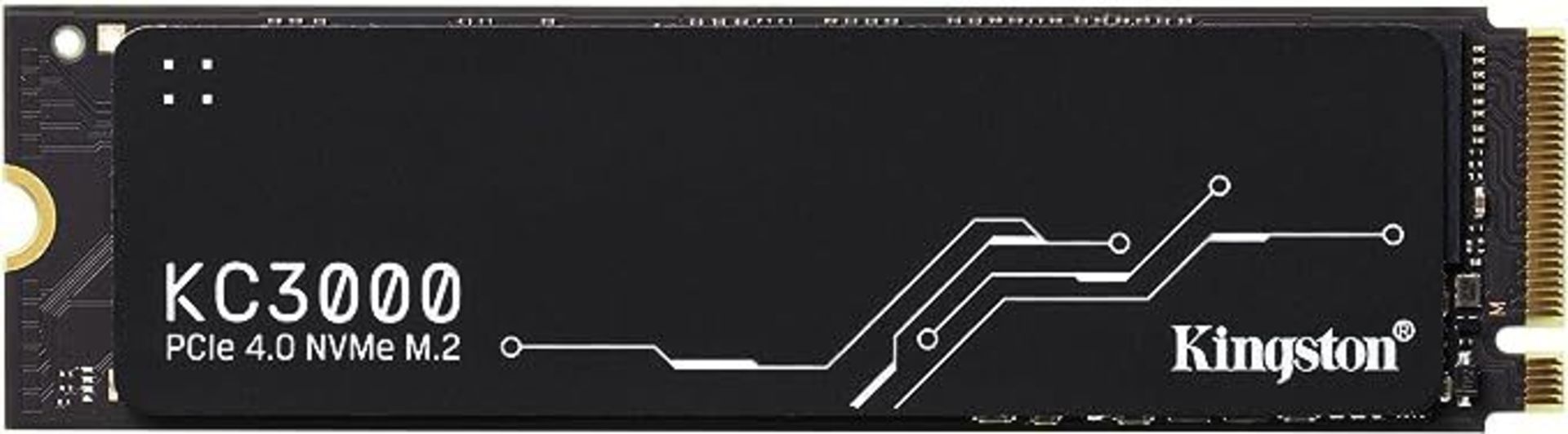 Kingston KC3000 PCIe 4.0 NVMe M.2 SSD - High-performance storage for desktop and laptop PCs -