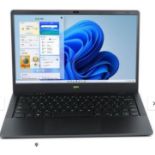 Geobook 14X Laptop - 14.1in HD, 4GB RAM, 128GB Storage, Windows 11 Gaming Laptop. - P1. RRP £449.00.