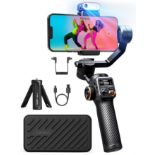 hohem iSteady M6 kit Gimbal Stabilizer for Smartphone, Upgraded 3-Axis Phone Gimbal, AI Tracker w/
