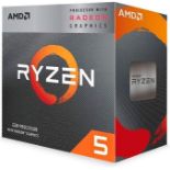 AMD Ryzen 5 4600G CPU, AM4, 3.7GHz (4.2 Turbo), 6-Core, 65W, 11MB Cache, 7nm, 4th Gen, Radeon