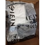 TRADE LOT 50 x BAGGED/BOXED ITEMS FROM A MAJOR ONLINE RETAILER TO INCLUDE MAINLY CLOTHING & FOOTWEAR