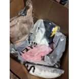 TRADE LOT 50 x BAGGED/BOXED ITEMS FROM A MAJOR ONLINE RETAILER TO INCLUDE MAINLY CLOTHING & FOOTWEAR