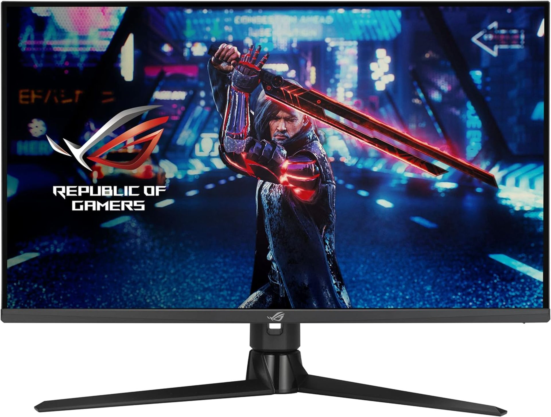 BRAND NEW FACTORY SEALED ASUS ROG Strix XG32AQ 32 INCH WQHD 175hz Gaming Monitor. RRP £525. (R). - Image 2 of 7