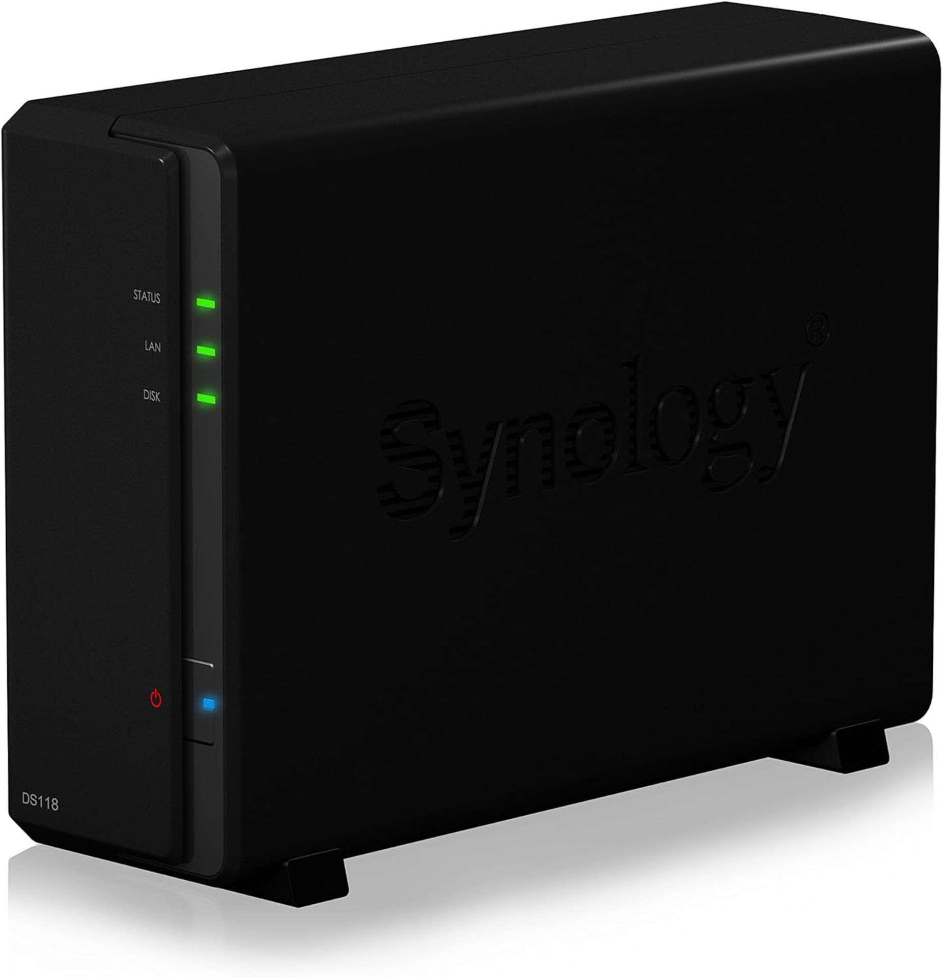 BRAND NEW FACTORY SEALED SYNOLOGY DS118 1 Bay Desktop NAS Enclosure. RRP £194.99. (SR). High- - Image 2 of 4