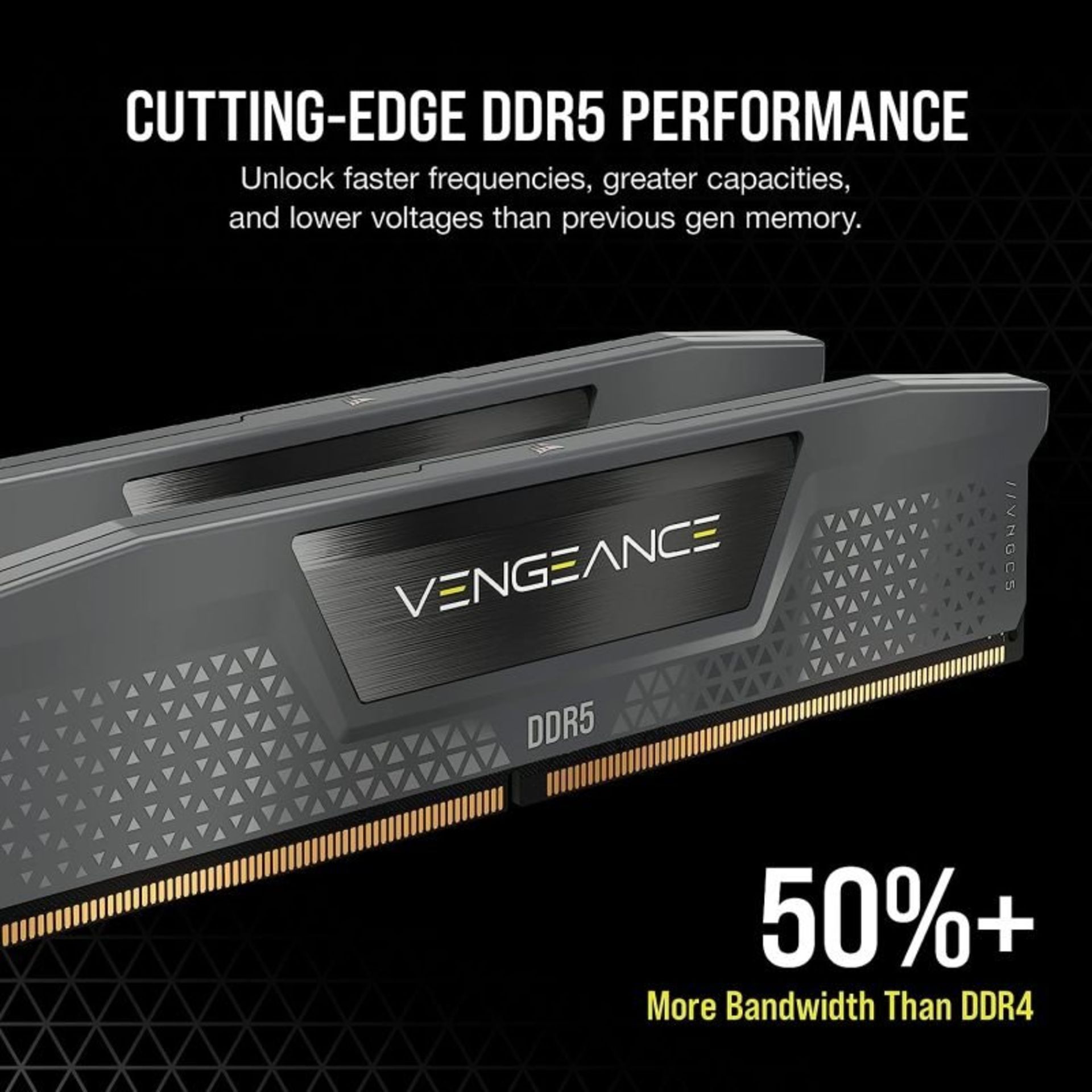 BRAND NEW FACTORY SEALED CORSAIR Vengeance Grey 64GB 6000MHz AMD EXPO DDR5 Memory Kit. RRP £222. - Image 3 of 6