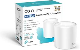BRAND NEW FACTORY SEALED TP-Link DECO X50 (1-PACK) - AX3000 Whole Home Mesh WiFi 6 Unit. RRP £100.