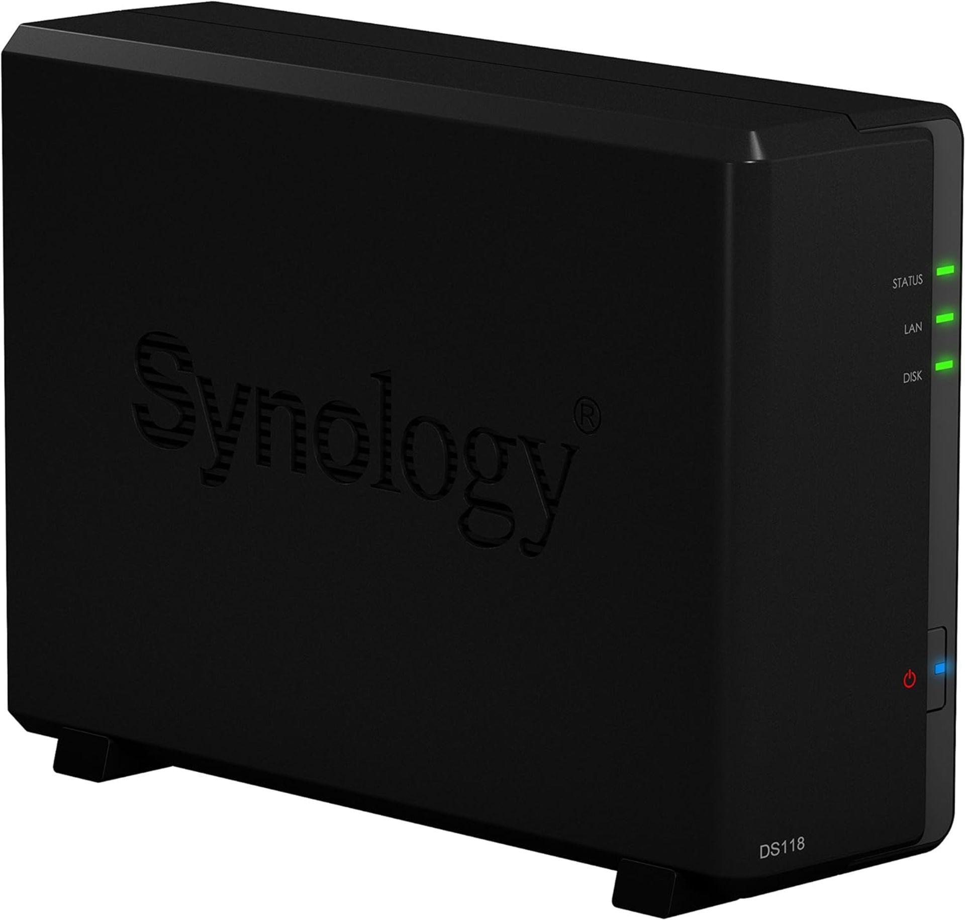 BRAND NEW FACTORY SEALED SYNOLOGY DS118 1 Bay Desktop NAS Enclosure. RRP £194.99. (SR). High- - Image 3 of 4