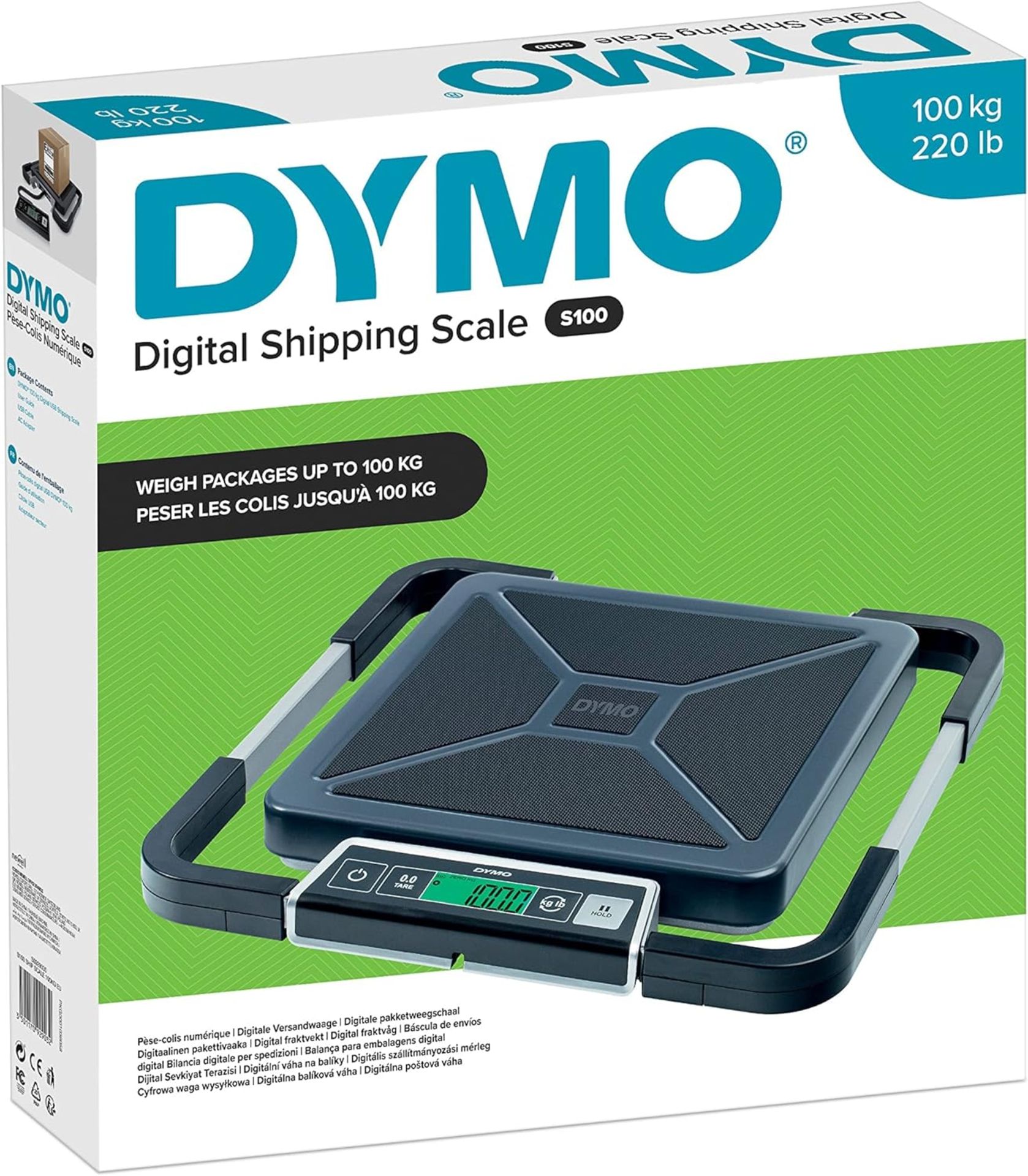 NEW & BOXED DYMO S100 Digital Shipping Scale. RRP £280. Rugged, heavy-duty, portable digital