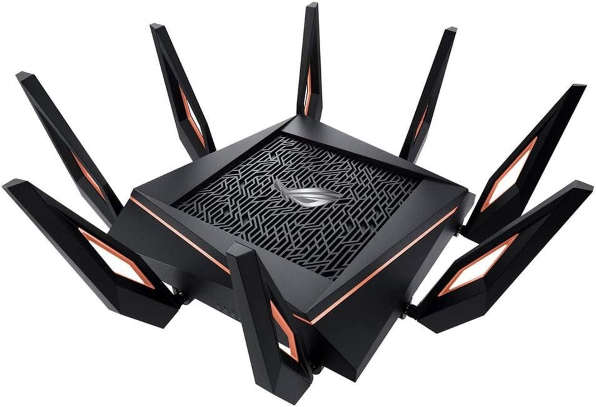 BRAND NEW FACTORY SEALED ASUS ROG Rapture GT-AX11000 Tri-Band WiFi 6 Extendable Gaming Router.