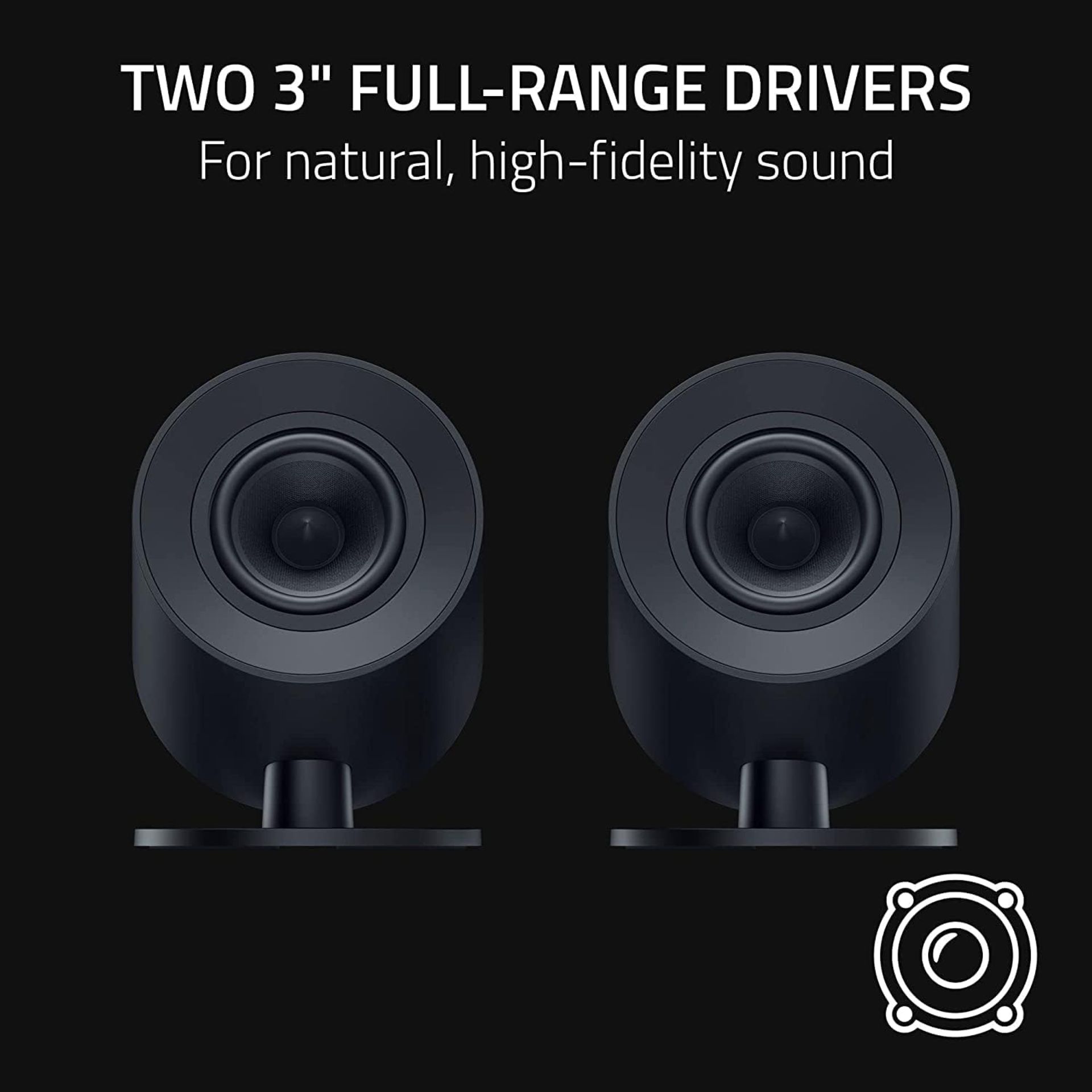 BRAND NEW FACTORY SEALED RAZER Nommo V2 X - Full-Range 2.0 PC Gaming Speakers. RRP £149.99. ( - Bild 2 aus 6