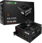 2x NEW & BOXED GAMEMAX Rampage 850w Power Supply. RRP £69.99 EACH. Semi-Modular - The 850W Rampage