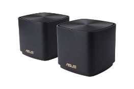 BRAND NEW FACTORY SEALED ASUS ZenWiFi AX XD4 WiFi 6 Mesh System - 2 Pack - Black. RRP £167. The