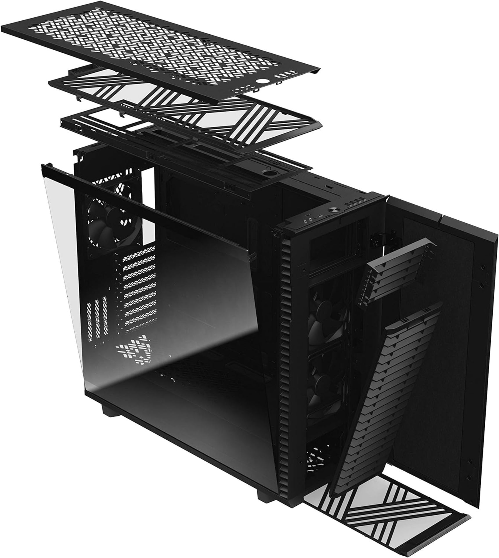 BRAND NEW FACTORY SEALED FRACTAL Design Define 7 XL Full Tower Case - BLACK. RRP £195.99. (PCK4). - Image 8 of 9