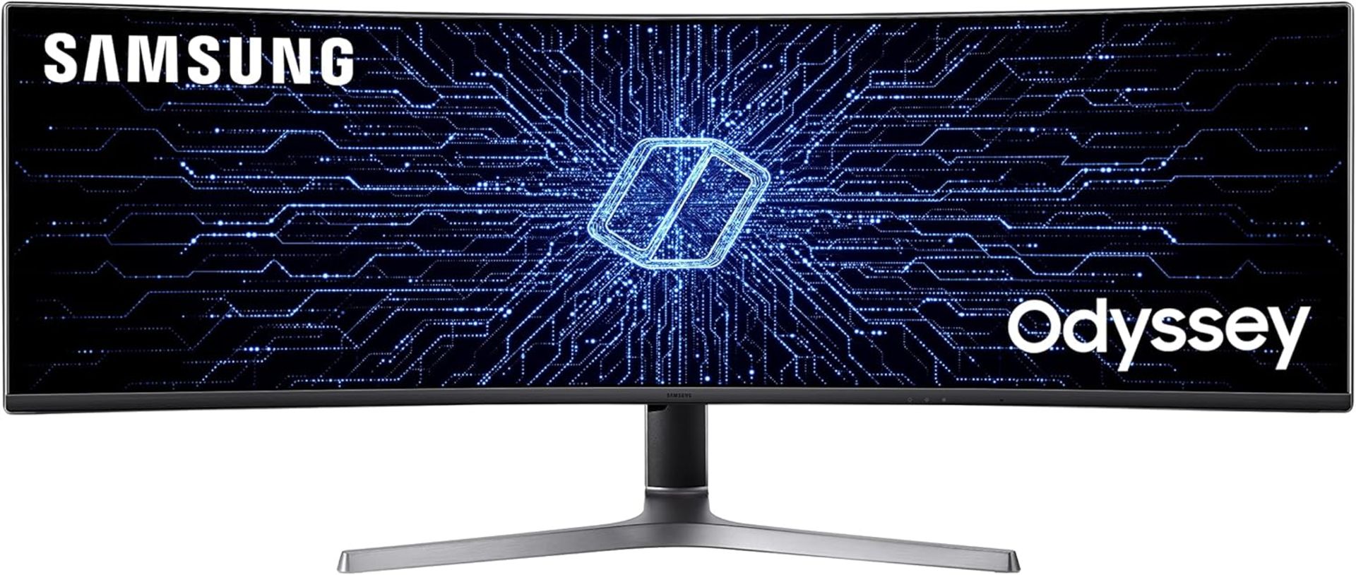 BRAND NEW FACTORY SEALED SAMSUNG CRG9 49 Inch Ultra-Wide Dual-QHD 120Hz Odyssey Monitor. RRP £1249. - Bild 3 aus 6