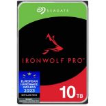 NEW & BOXED SEAGATE IronWolf Pro 10TB NAS Hard Drive 3.5" 7200RPM 256MB Cache. RRP £287.98. IronWolf