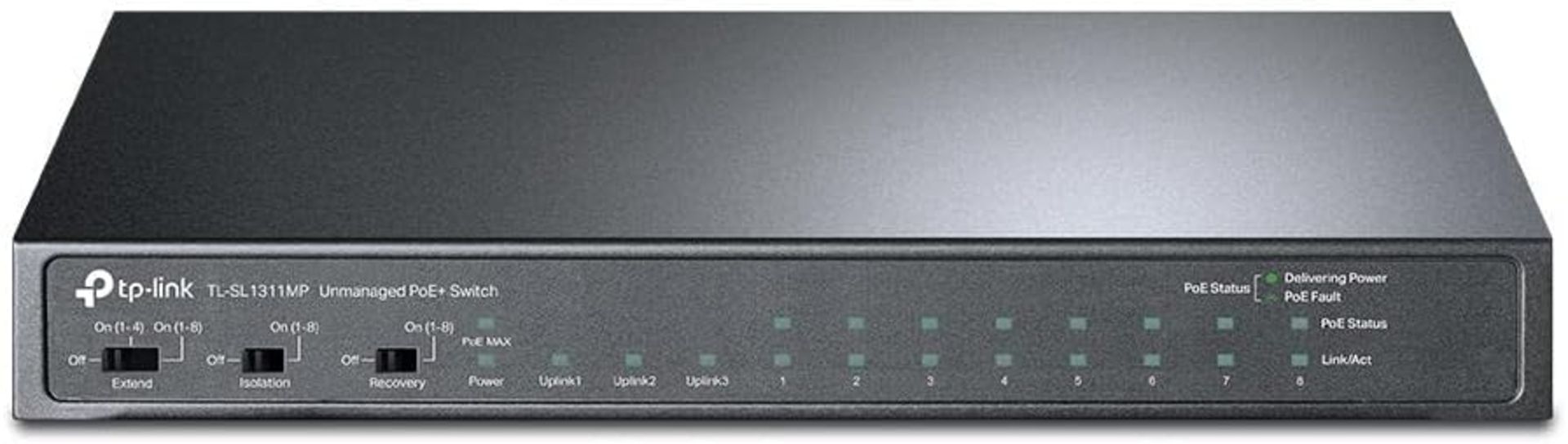 BRAND NEW FACTORY SEALED TP-LINK TL-SL1311MP 8-Port 10/100Mbps + 3-Port Gigabit Desktop Switch