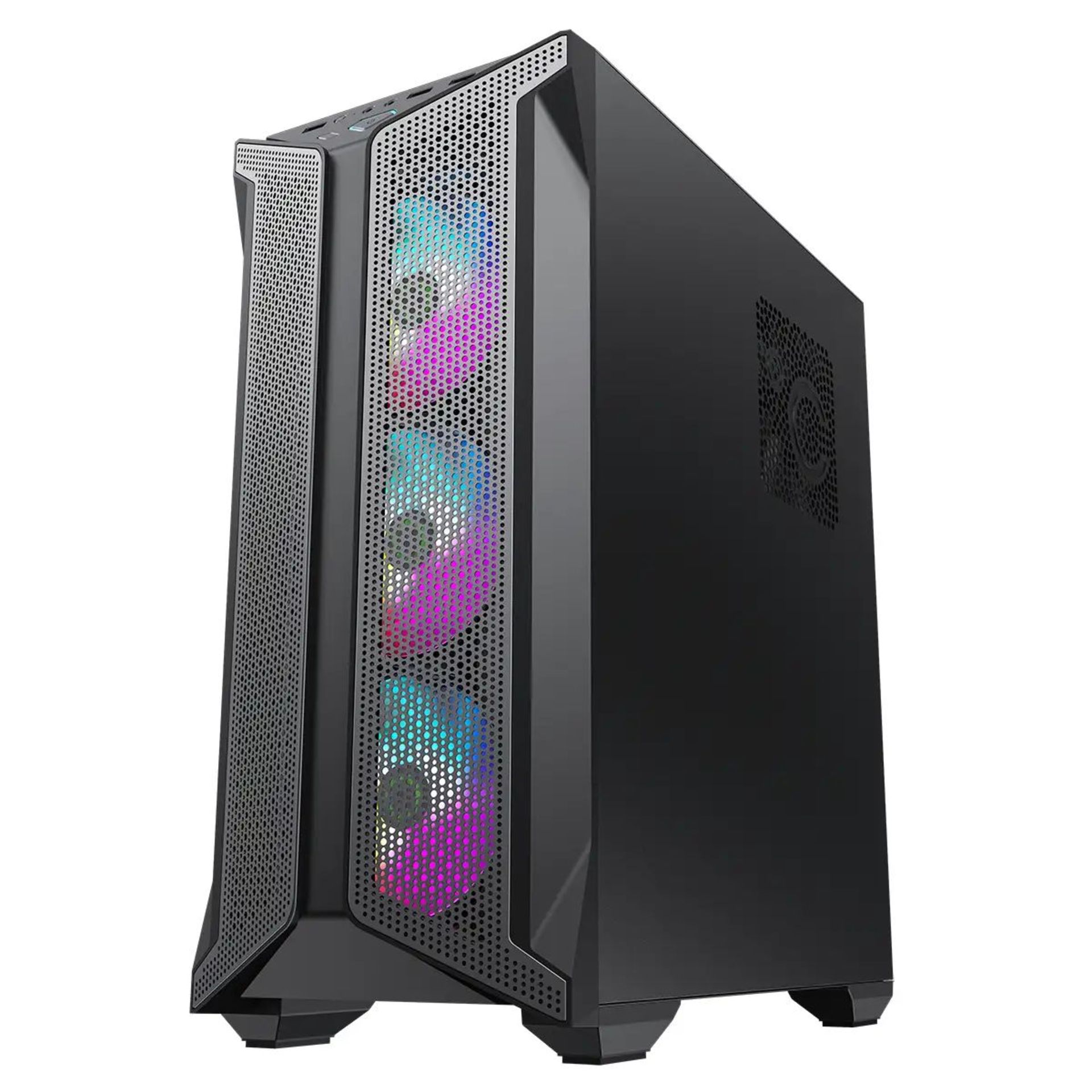 BRAND NEW FACTORY SEALED GAMEMAX Brufen Mid -Tower ATX ARGB PC Gaming Case. RRP £74.99. (EBR1). - Image 3 of 5