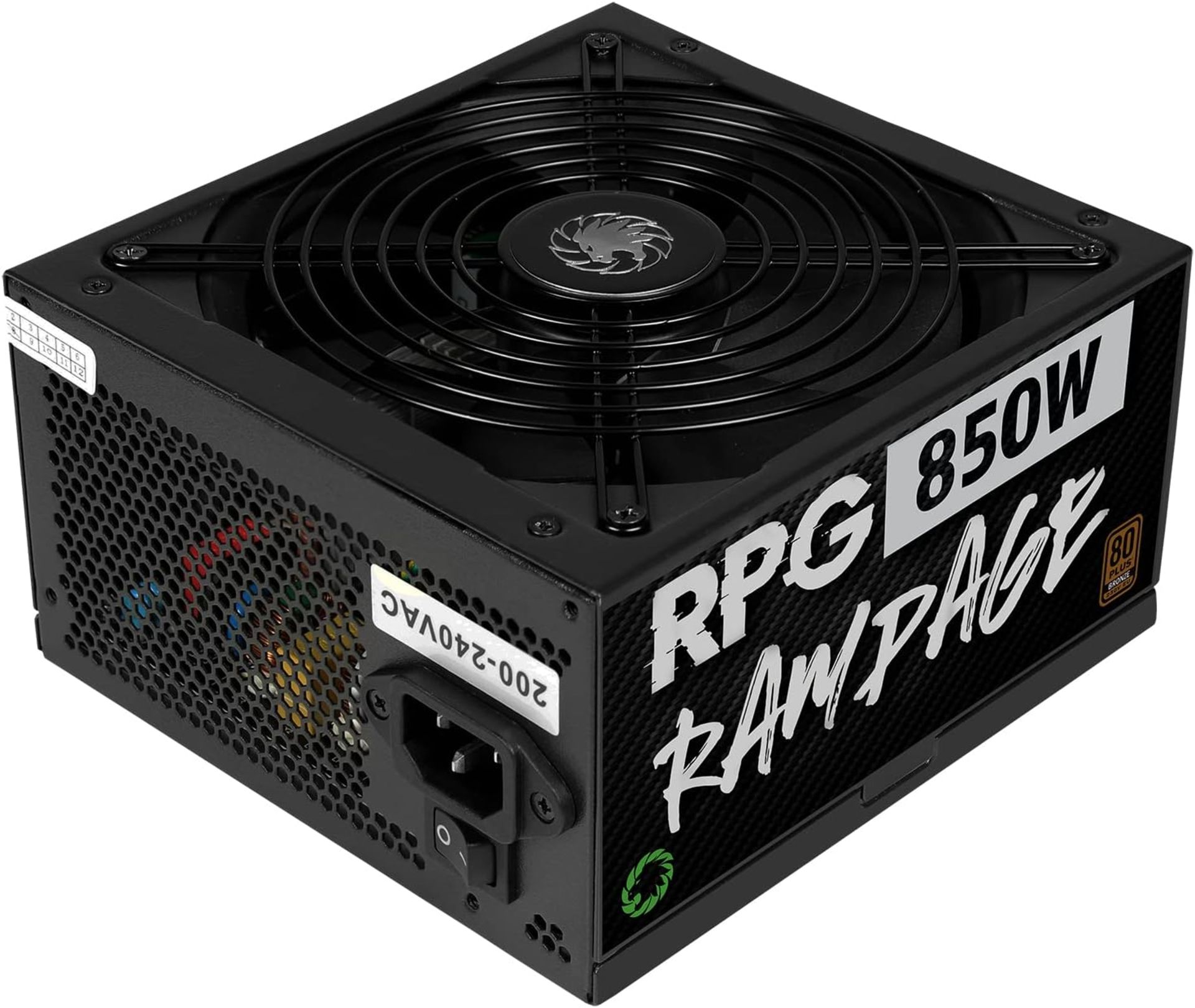2x NEW & BOXED GAMEMAX Rampage 850w Power Supply. RRP £69.99 EACH. Semi-Modular - The 850W Rampage - Image 8 of 13