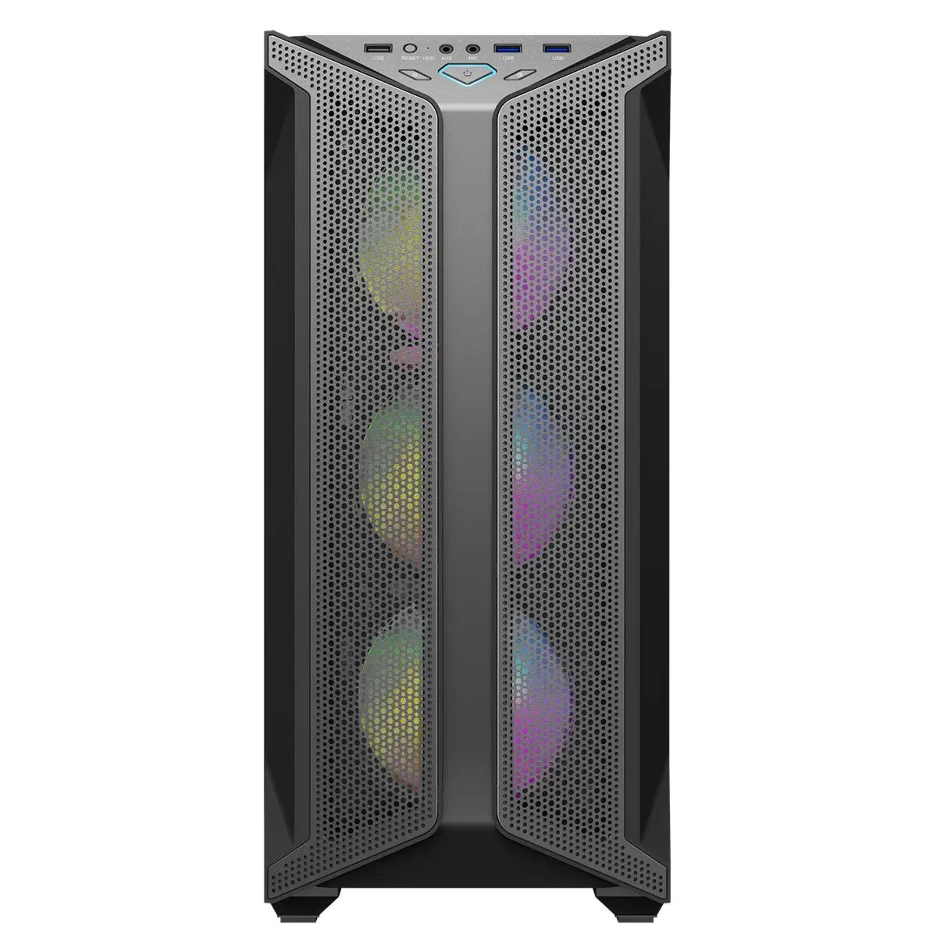 BRAND NEW FACTORY SEALED GAMEMAX Brufen Mid -Tower ATX ARGB PC Gaming Case. RRP £74.99. (EBR1). - Image 2 of 5