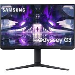 BRAND NEW FACTORY SEALED SAMSUNG Odyssey G3 S27AG320NU 27 Inch Full HD Gaming Monitor - 165Hz.RRP £