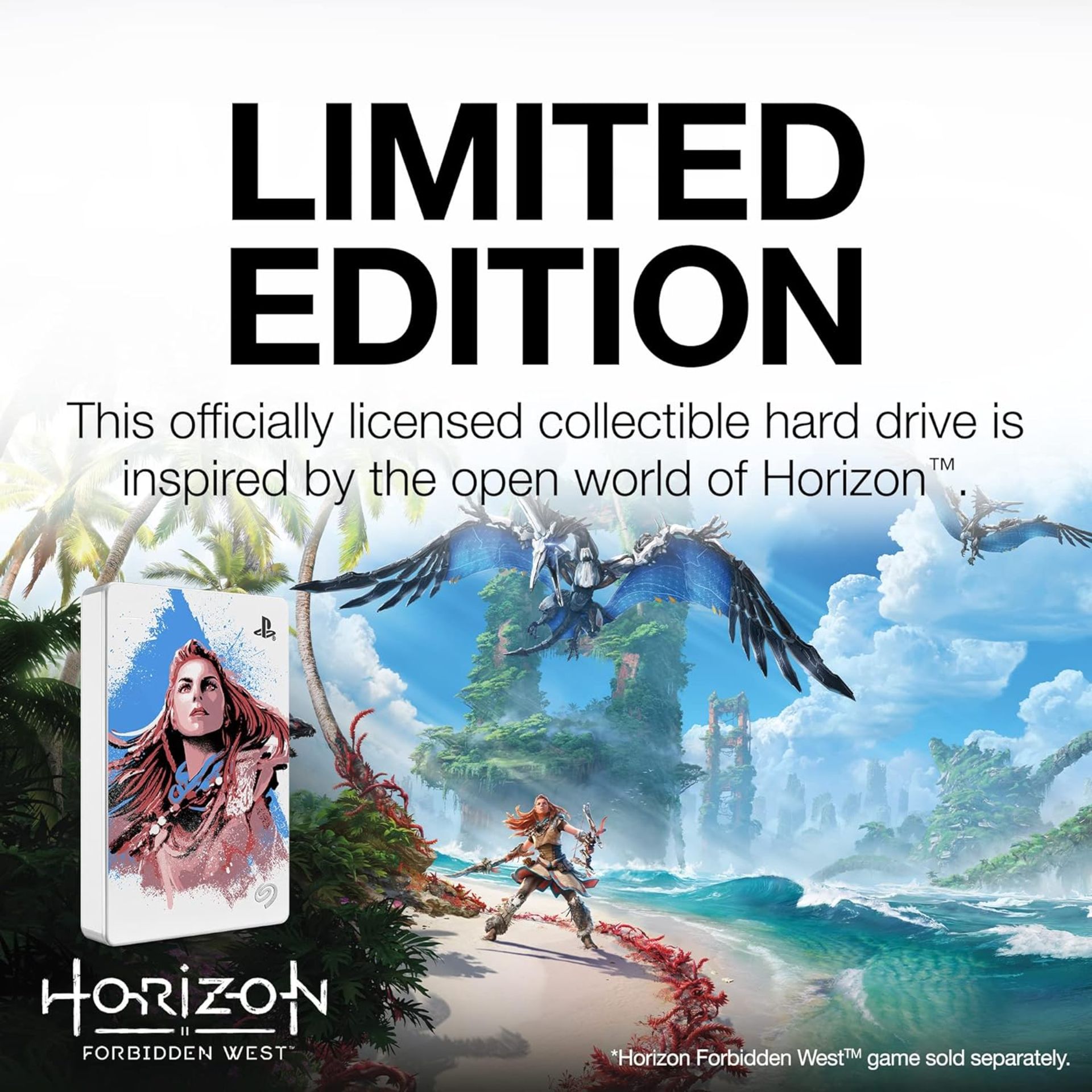 BRAND NEW FACTORY SEALED SEAGATE Horizon Forbidden West Limited Edition Game Drive 5TB. RRP £159.99. - Bild 2 aus 3