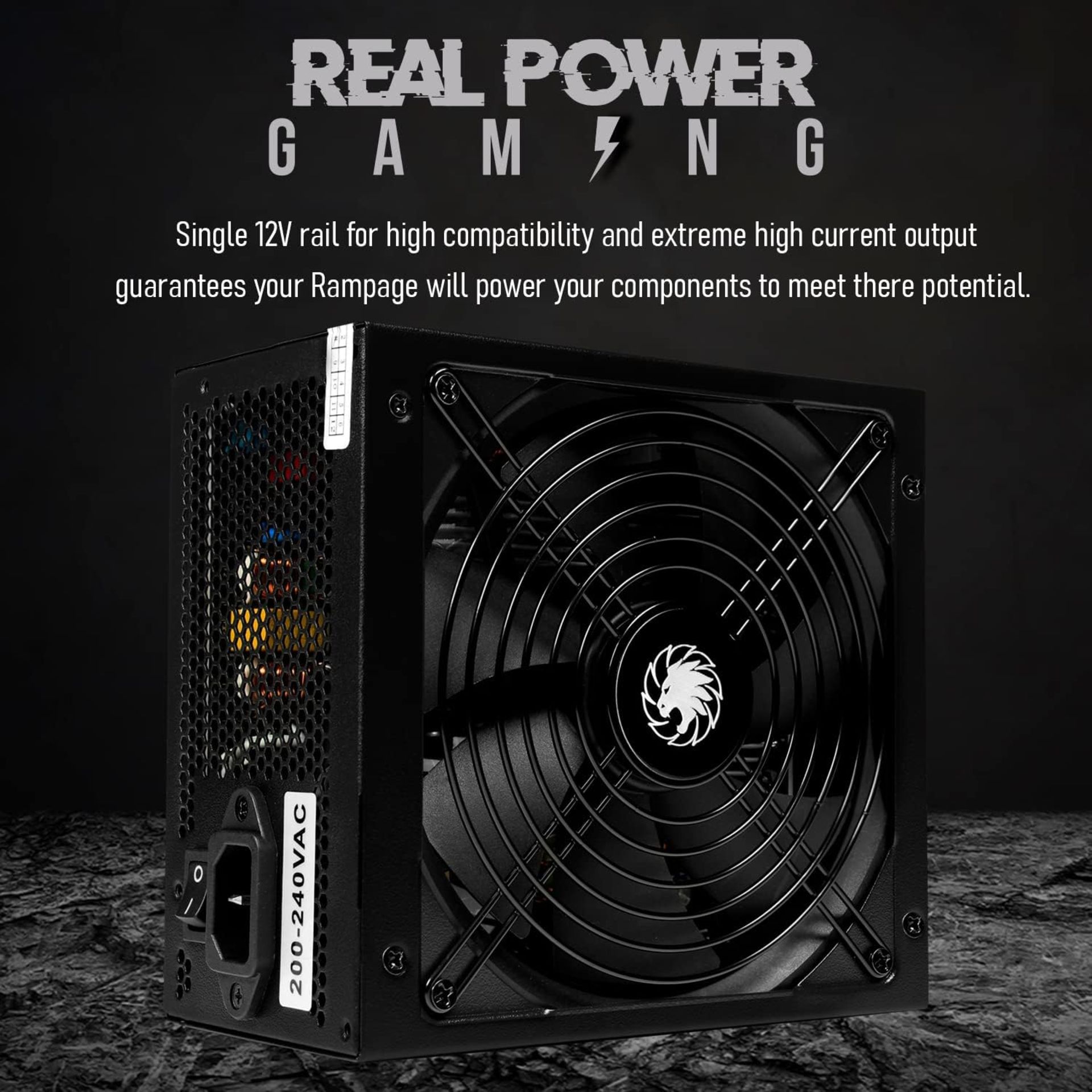 2x NEW & BOXED GAMEMAX Rampage 850w Power Supply. RRP £69.99 EACH. Semi-Modular - The 850W Rampage - Image 3 of 13