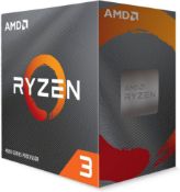 3x BRAND NEW FACTORY SEALED AMD Ryzen 3 4100 4 Core AM4 CPU/Processor. RRP £65.99 EACH. AM4, Zen