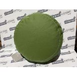 10 X BRAND NEW KISIRA ROUND LUXURY CUSHIONS WITH HANDLE R12/13