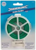 25 X BRAND NEW SILVERLINE 30M GARDEN TIE WIRE R18-7