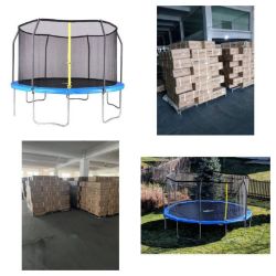 Brand New & Boxed 12 & 14 Foot High Quality Trampolines with Enclosures - Trade & Single Lots - Delivery Available!