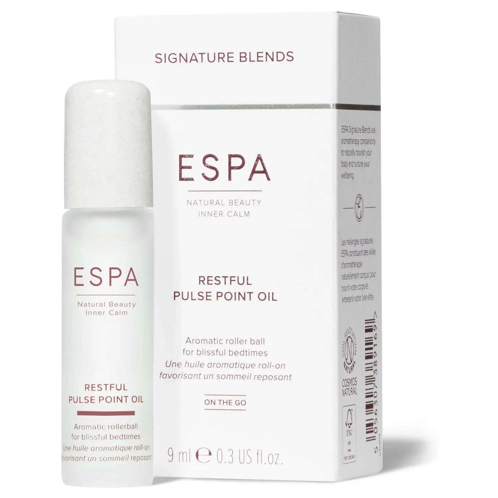 TRADE LOT TO CONTAIN 50x NEW ESPA Restful Pulse Point Oil 9ml. RRP £21 Each. R12-16. A good night’