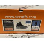 4 X BRAND NEW PAIRS OF SCRUFFS SWITCHBACK 3 PROFESSIONAL WORK BOOTS SIZE 8 R19-3