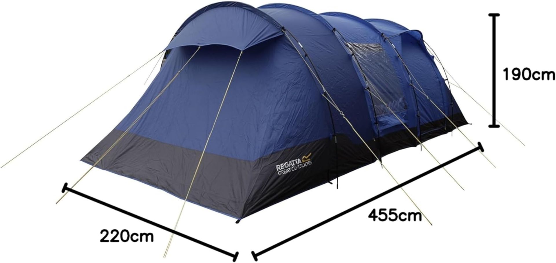 Brand New Regatta Karuna 6 man Tent. The Karuna 6-man tent offers an impressive amount of living - Bild 2 aus 2