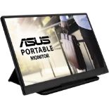 2x NEW & BOXED ASUS ZenScreen MB165B Portable USB Monitor- 15.6 inch. RRP £129.99. HD(1366x768),