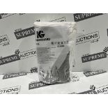 3 X BRAND NEW PACKS OF 25 KLEENGUARD BREATHABLE SPLASH AND PARTICLE PROTECTION COVERALLS SIZE